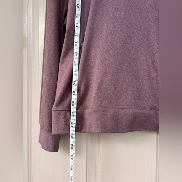 Freely Cowl Neck Pullover Sweatshirt Purple Heathered XL - Picture 6 of 7